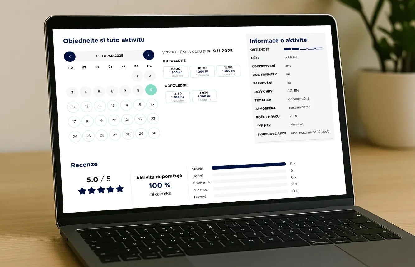 Booqito reservation system on laptop and mobile