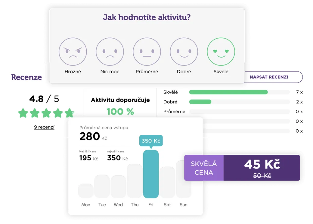 Widget recenzí na webu