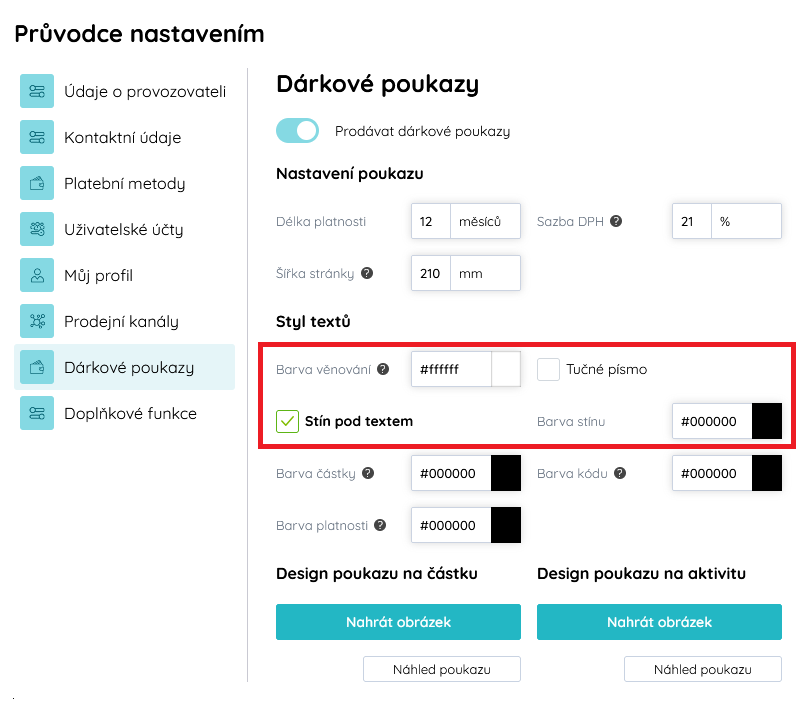 Improved voucher design
